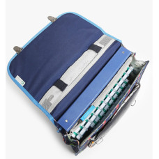 Camaleon Retro 35cm School Bag Navy Monster