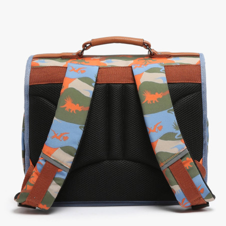 Camaleon Retro 35cm Orange Dino Backpack