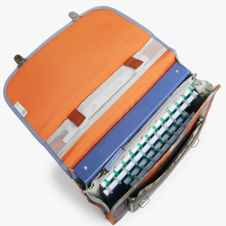 Camaleon Retro 35cm Orange Dino Backpack