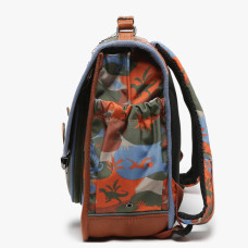 Camaleon Retro 35cm Orange Dino Backpack