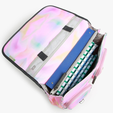 Chameleon Vintage Fantasy Girl Backpack 38cm Pink Tie And Dye