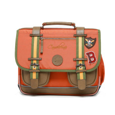 Caméléon Vintage Urban Backpack 35cm Rust Stripes
