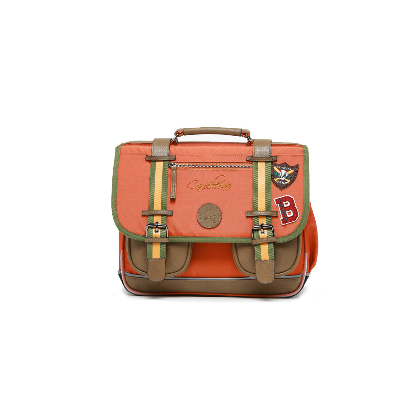Caméléon Vintage Urban Backpack 35cm Rust Stripes
