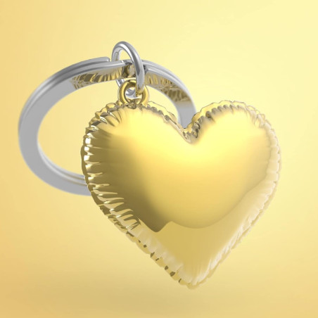 Metalmorphose Keychain Helium Balloon Heart
