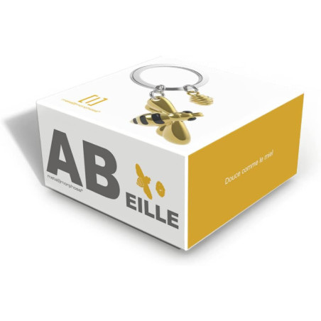 Metalmorphose Bee Keychain & its Swarm