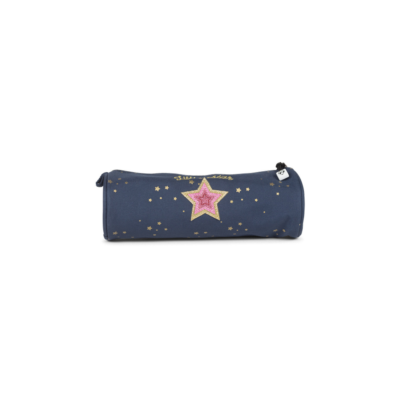 Pol Fox Round Little Star Blue Pencil Case