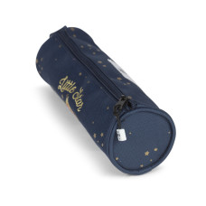 Pol Fox Round Little Star Blue Pencil Case