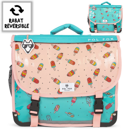 Pol Fox Reversible Backpack 38cm Ice Pop