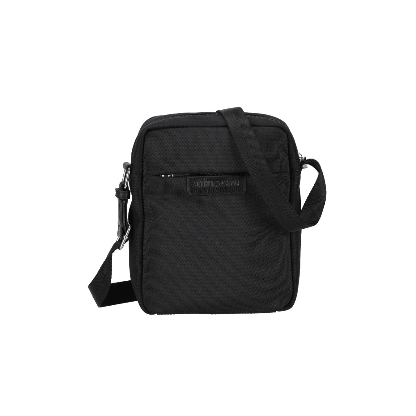 Arthur Et Aston Large Teddy Polyester Satchel 2416-06 Black