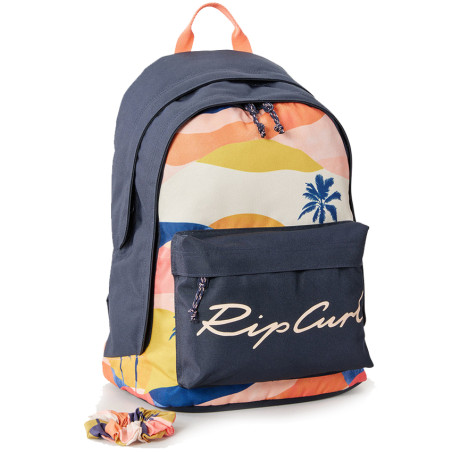 Rip Curl Back To School Sac à Dos Dome et Chou Chou Navy Peach