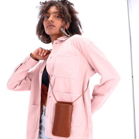 Ateliers Fourès Baroudeuse Phone Pouch B97 Tawny