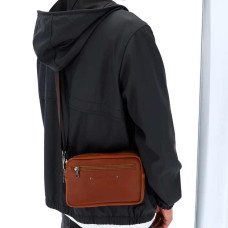 Ateliers Fourès Baroudeur Satchel 2 Compartments Tawny
