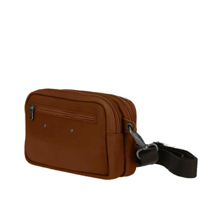 Ateliers Fourès Baroudeur Satchel 2 Compartments Tawny