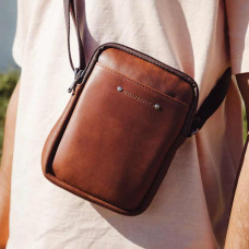 Fourès Workshops Baroudeur Mini-Cross Pouch F9007 Cognac