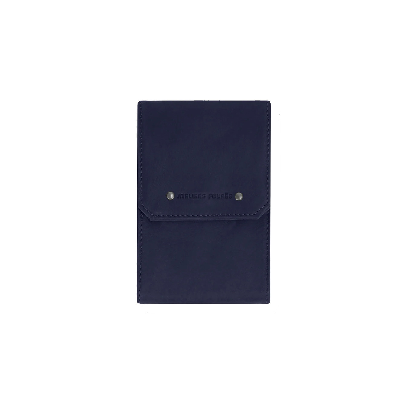 Ateliers Fourès Baroudeur Cheque Card Holder Folding F9129 Marine