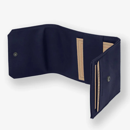 Ateliers Fourès Baroudeur Cheque Card Holder Folding F9129 Marine