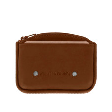 Ateliers Fourès Baroudeur Zip Coin Purse F9104 Tawny