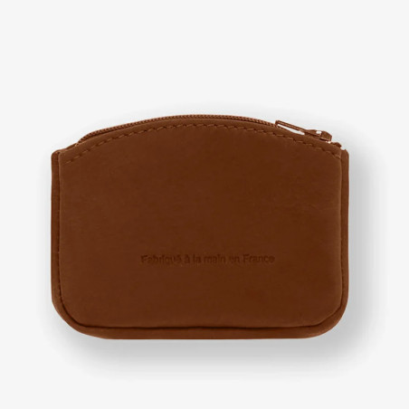 Ateliers Fourès Baroudeur Zip Coin Purse F9104 Tawny