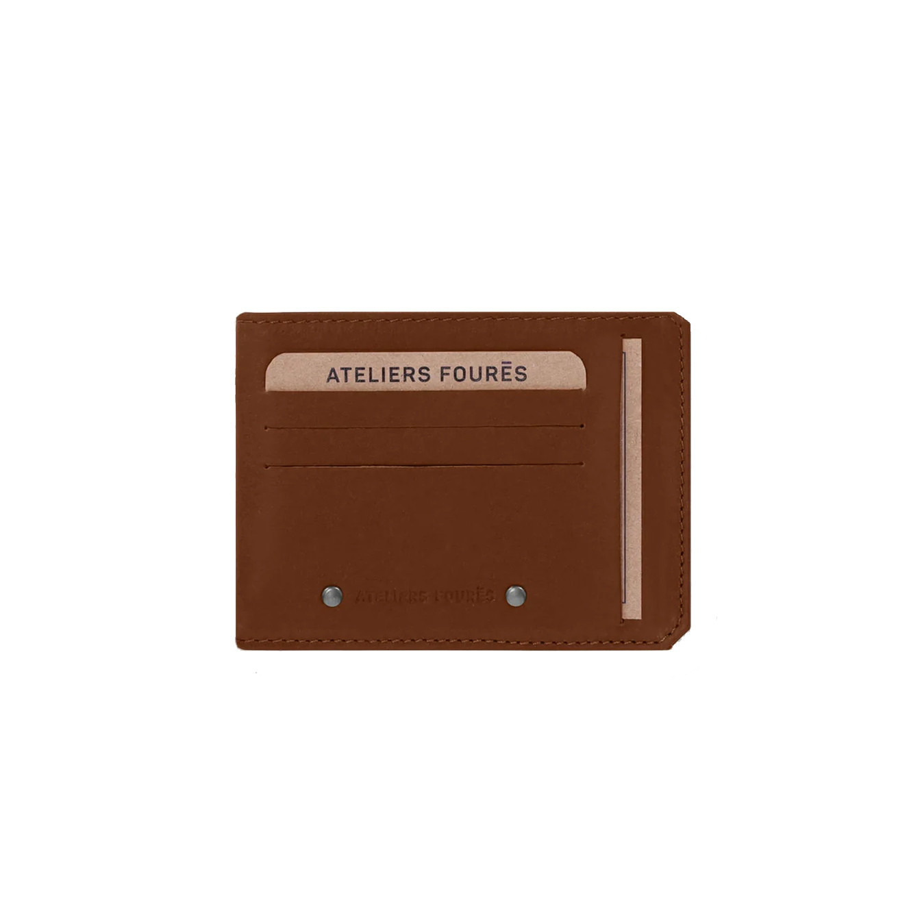 Ateliers Foures Baroudeur Wallet with coin pocket on the back F944 ...