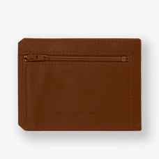 Fourès Workshops Baroudeur Wallet with coin pocket on back F944 Tawny