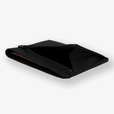 Fourès Workshops Baroudeur Wallet with Back Coin Pocket F944 Black