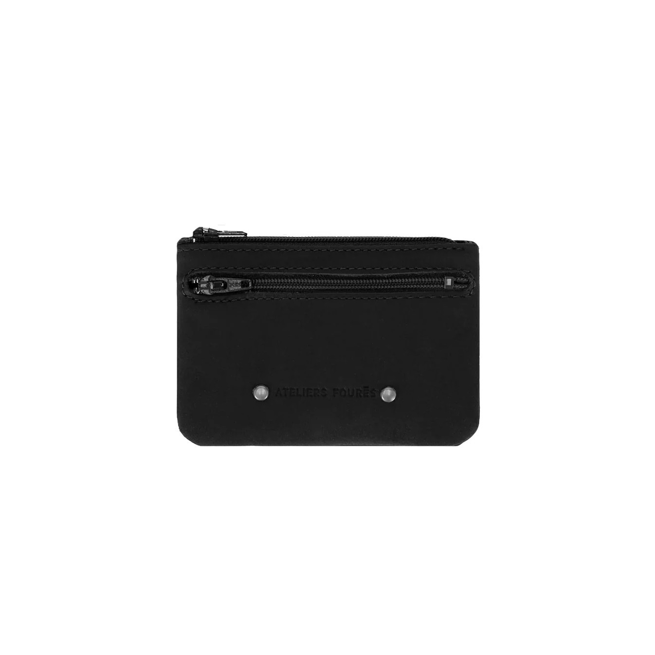 JL Foures Baroudeur Black Coin Purse