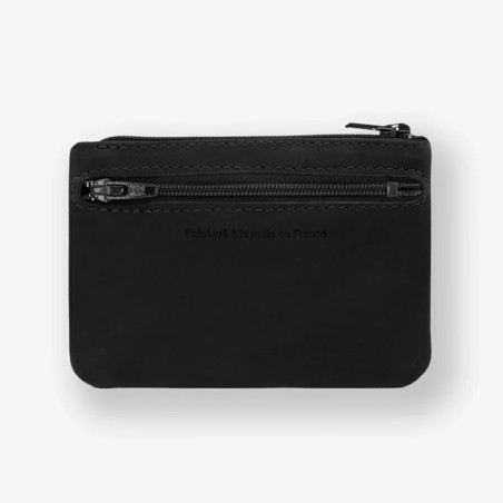 JL Foures Baroudeur Black Coin Purse