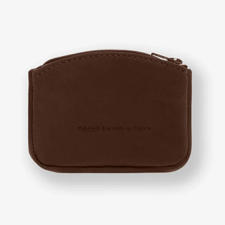 Ateliers Fourès Baroudeur Coin Purse F9104 Cognac