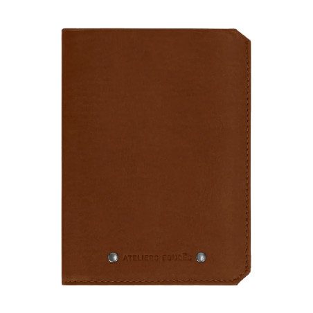 Ateliers Fourès Baroudeur Large Wallet 13 CB F9120 Tawny