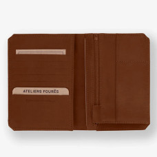 Ateliers Fourès Baroudeur Large Wallet 13 CB F9120 Tawny