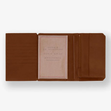 Ateliers Fourès Baroudeur Large Wallet 13 CB F9120 Tawny