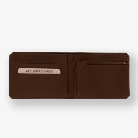 Ateliers Fourès Baroudeur Italian Wallet F9110 Cognac