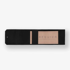 Ateliers Fourès Baroudeur Collapsible Checkbook Holder F9129 Black