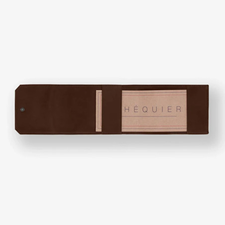 Ateliers Fourès Baroudeur Collapsible Checkbook Holder F9129 Cognac