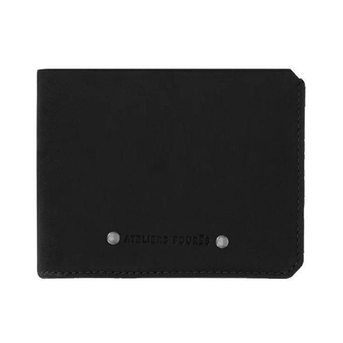 Ateliers Fourès Baroudeur Italian Wallet F9110 Black
