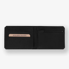 Ateliers Fourès Baroudeur Italian Wallet F9110 Black