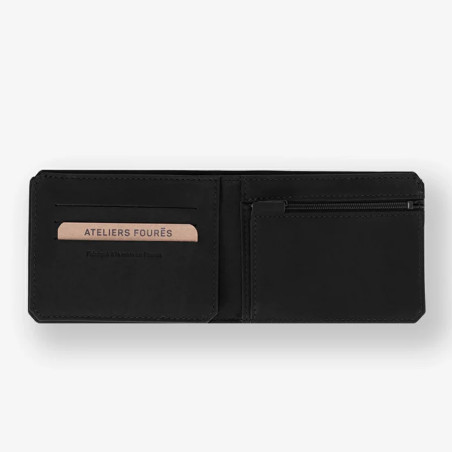 Ateliers Fourès Baroudeur Italian Wallet F9110 Black