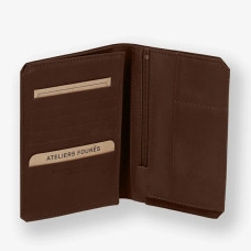 Fourès Workshops Baroudeur Grand Wallet 14 Cards F9120 Cognac