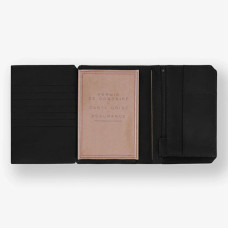 Ateliers Fourès Baroudeur Grand Wallet 14 Credit Cards F9120 Black