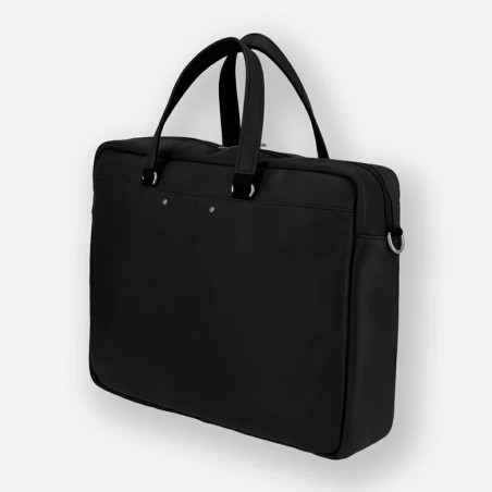 Fourès Workshops Baroudeur Leather Satchel 39cm F9519 Black