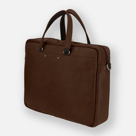 Fourès Workshops Baroudeur Leather Satchel 39cm F9519 Cognac