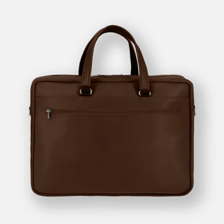 Fourès Workshops Baroudeur Leather Satchel 39cm F9519 Cognac