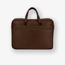 Fourès Workshops Ithaque Leather Satchel 2 Compartments F9952 Cognac