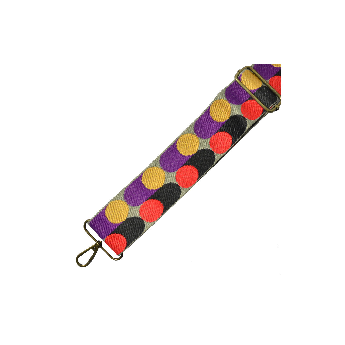 Farfouillette Accessoires bandoulière 5cm Pois multicolor