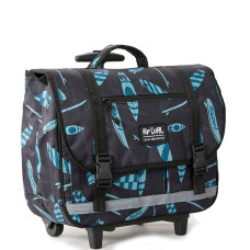 Rip Curl Back To School Wheeled Backpack Black Blue