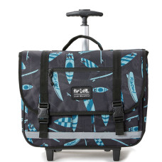 Rip Curl Back To School Wheeled Backpack Black Blue