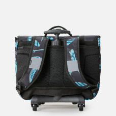 Rip Curl Back To School Wheeled Backpack Black Blue