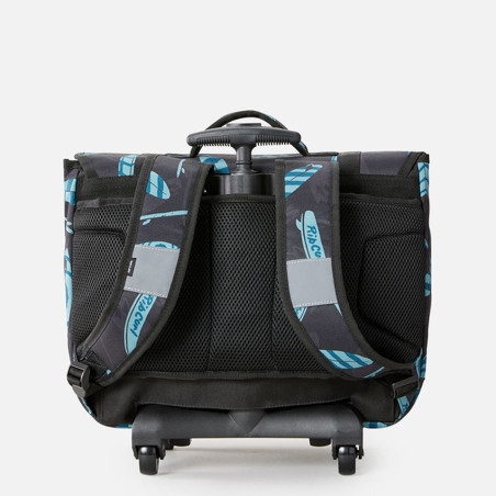 Rip Curl Back To School Wheeled Backpack Black Blue