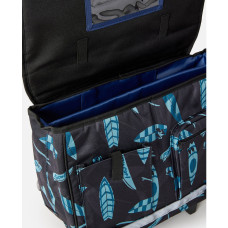 Rip Curl Back To School Wheeled Backpack Black Blue
