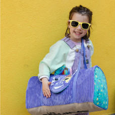 Les Deglingos Weekend Bag Kiprokos the Zebra
